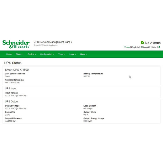 کارت مدیریت شبکه SNMP یوپی اس APC